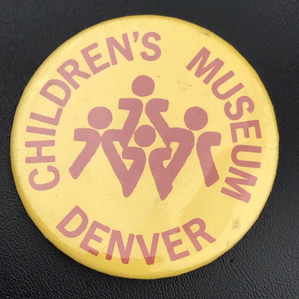 Children’s Museum Denver Colorado Pin Button Pinback Vintage